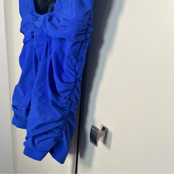 Profile By Gottex Cobalt Blue Tankini And Point Zero Bikini Skirt Bottoms - Picture 7 of 16